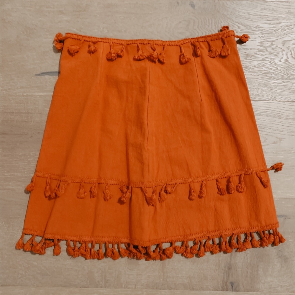 Orange skirt